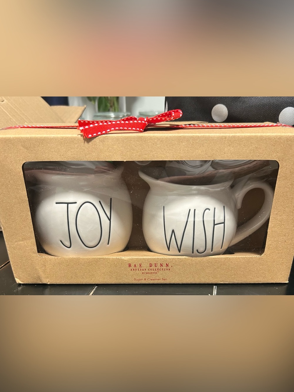 NEW Rae Dunn Creamer & Sugar Set
